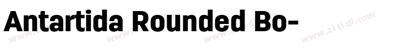 Antartida Rounded Bo字体转换